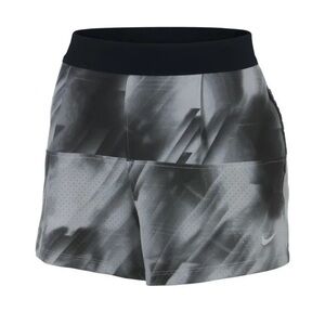 Nike Womens 2 in 1 Woven Tennis‎ Shorts - Base Grey color size Medium